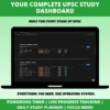 Prelims Command Center and Mains Command Center shown together in Topper's OS UPSC study dashboard